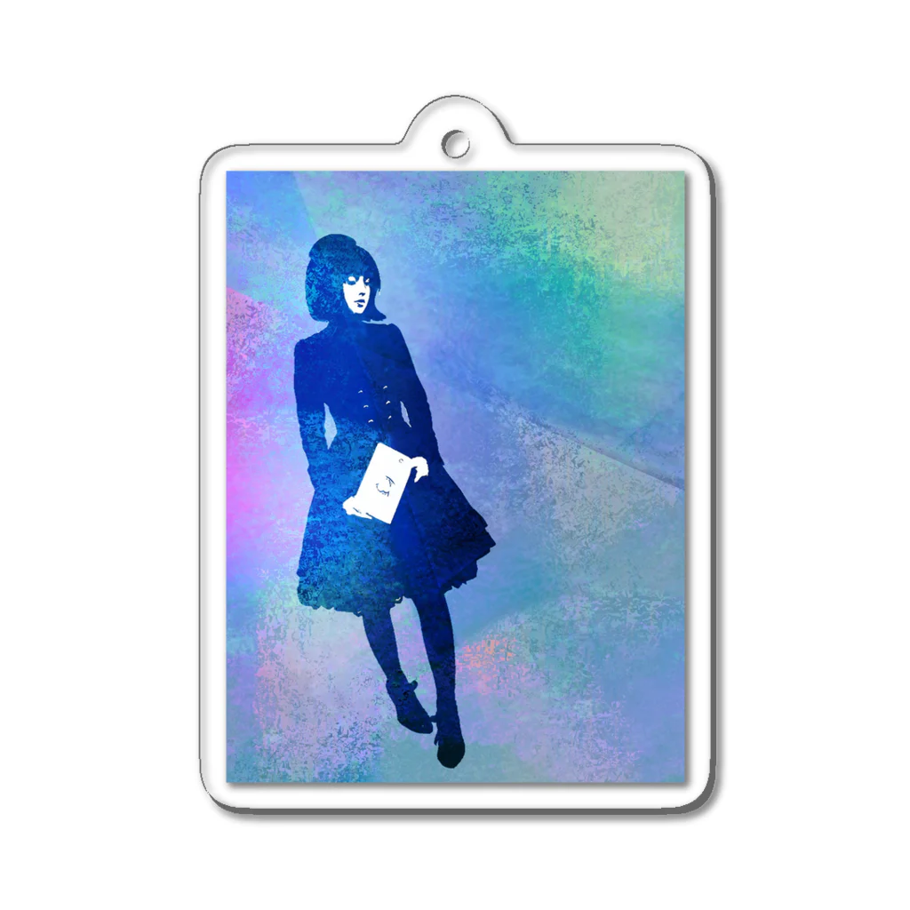 technophilia philosophyの文学少女 - literature girl - Acrylic Key Chain