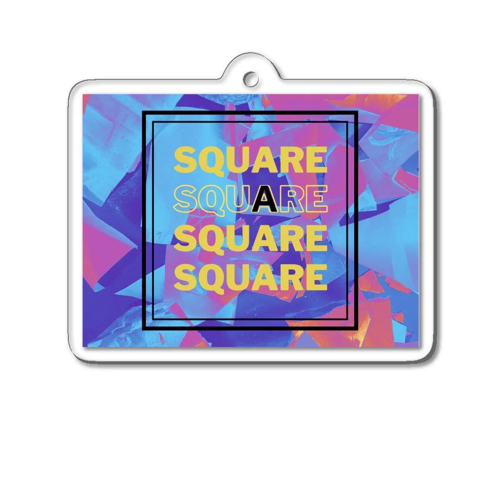 insparation｡   --- ｲﾝｽﾋﾟﾚｰｼｮﾝ｡のsquare Acrylic Key Chain