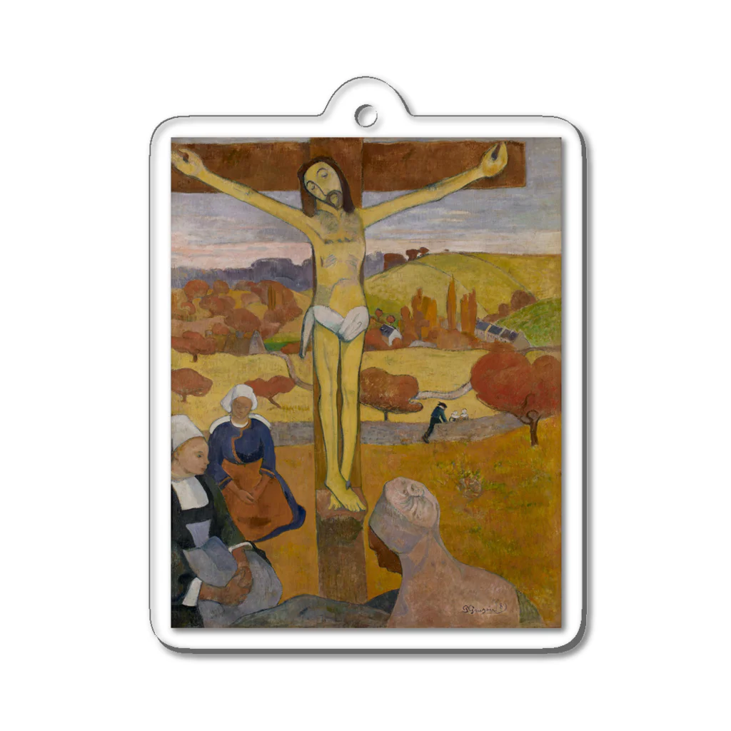 世界美術商店の黄色いキリスト / The Yellow Christ アクリルキーホルダー