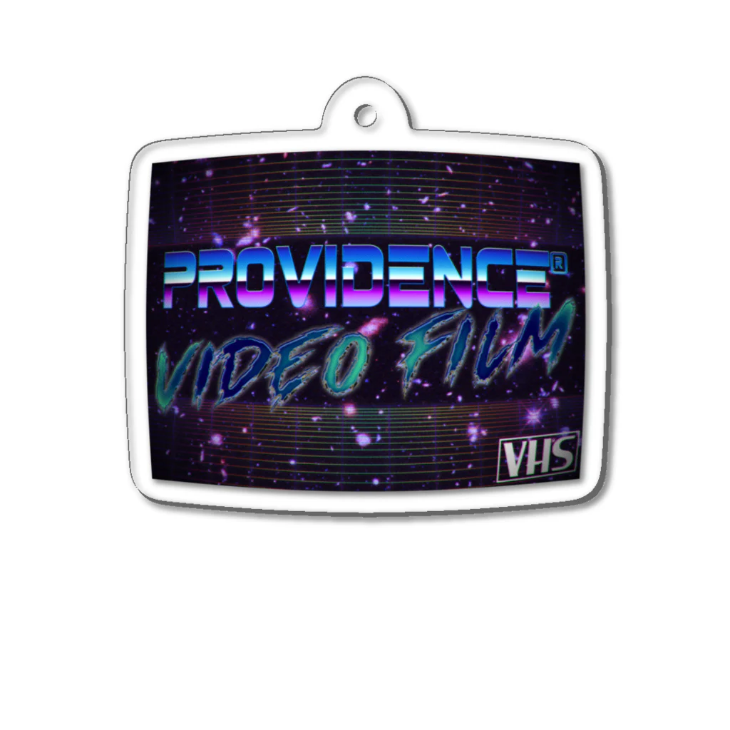 PROVIDENCE SAUCE Co., LtdのPROVIDENCE ビデオロゴ アクリルキーホルダー