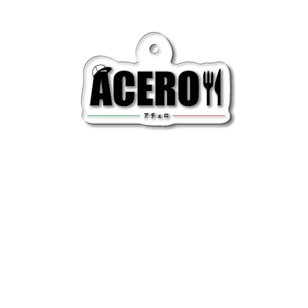 ACEROのACEROオリジナルロゴ アクリルキーホルダー