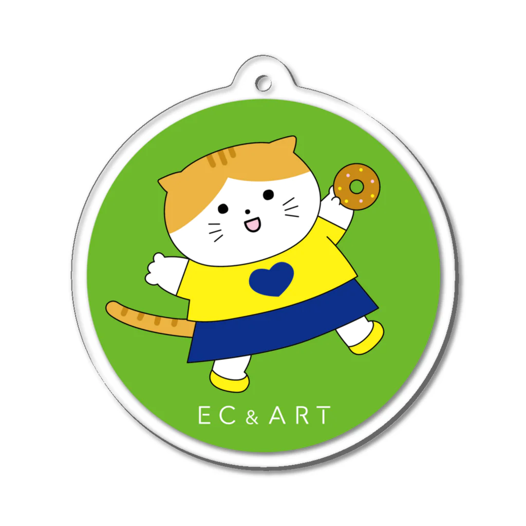 ECandART_HANAのはな [ドーナツ！] Acrylic Key Chain