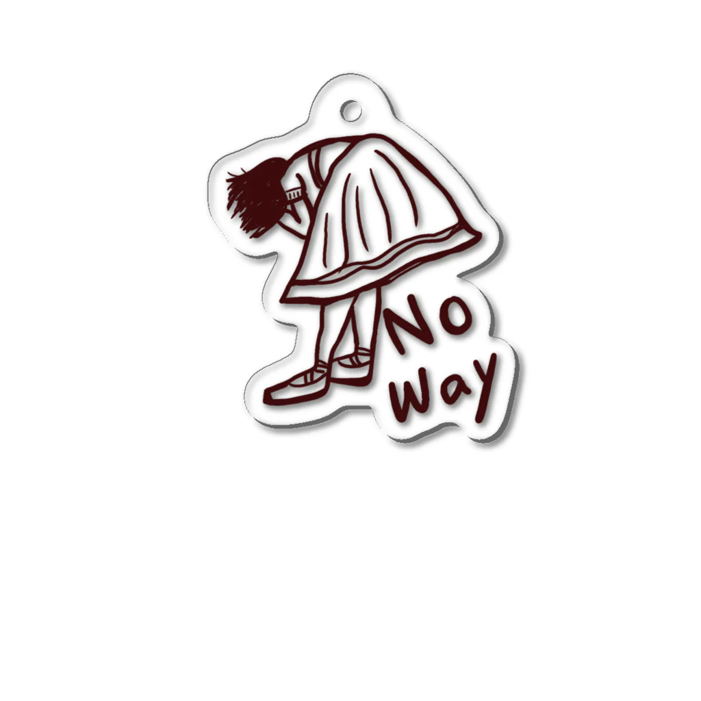 SouTenu.のno way Acrylic Key Chain