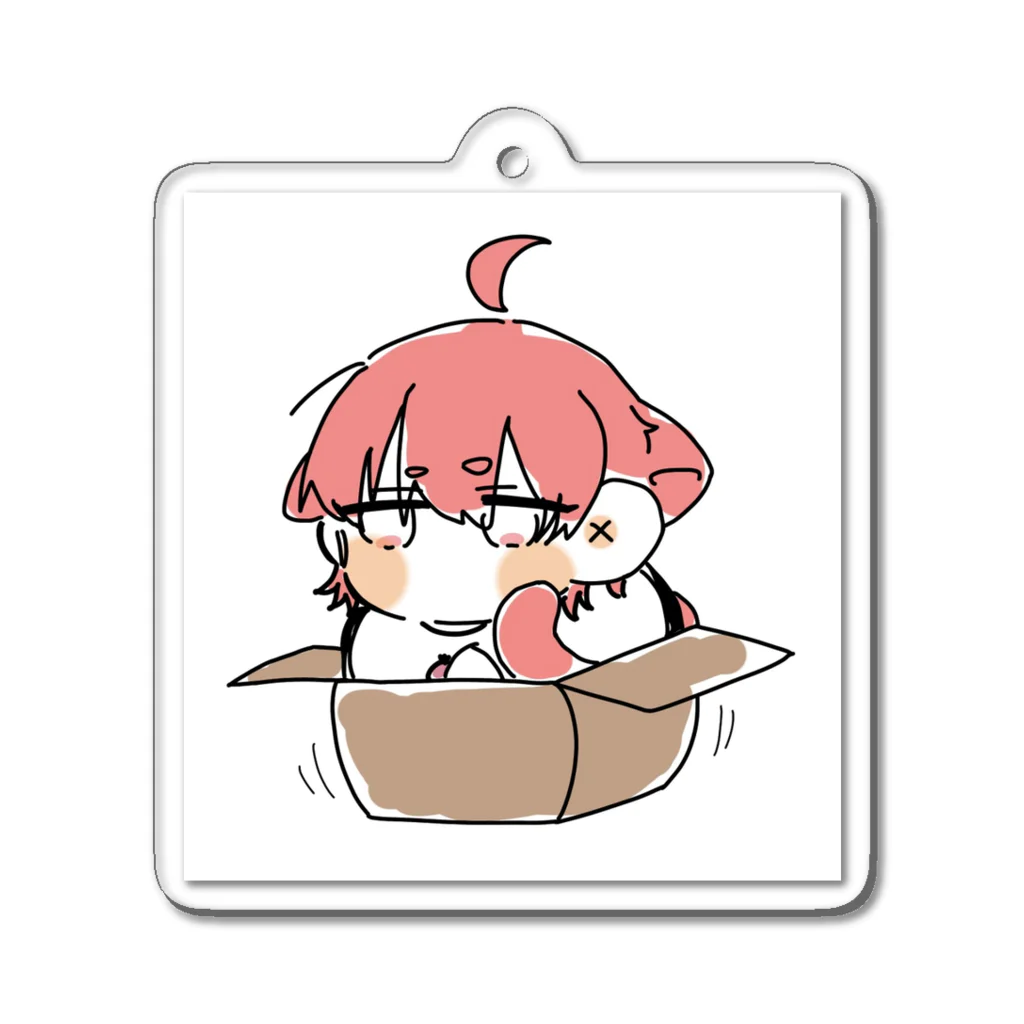 ひよこの非常食のさんはち！宮坂 Acrylic Key Chain