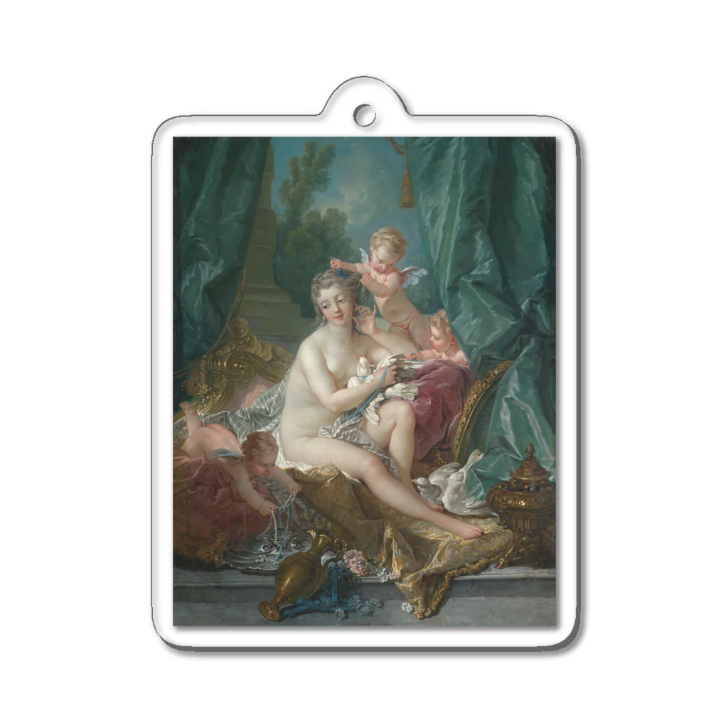 世界美術商店のヴィーナスの化粧 / The Toilet of Venus Acrylic Key Chain