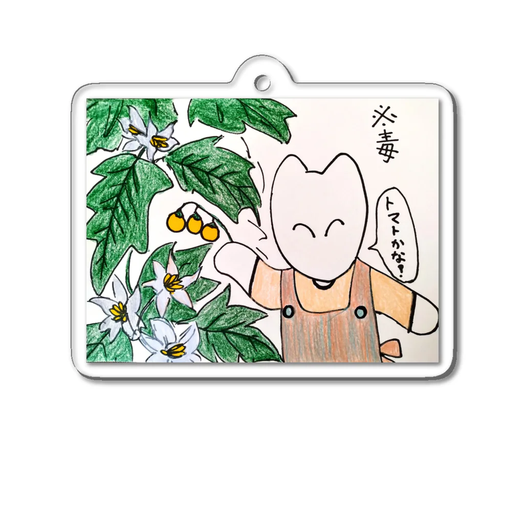 毎日がフライデー店🍤のワルナスビときづねさん Acrylic Key Chain