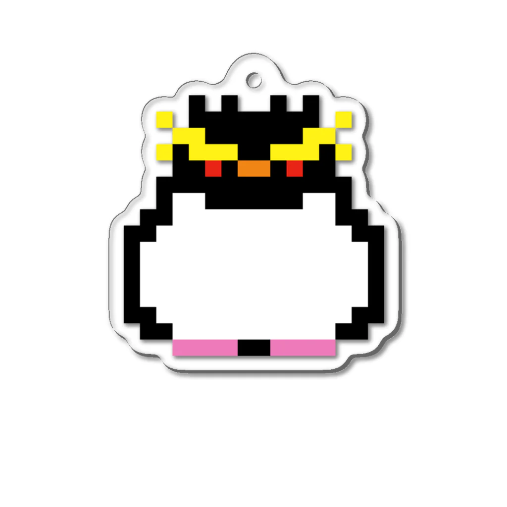 ヤママユ(ヤママユ・ペンギイナ)の16bit Southern Rockhopper アクリルキーホルダー