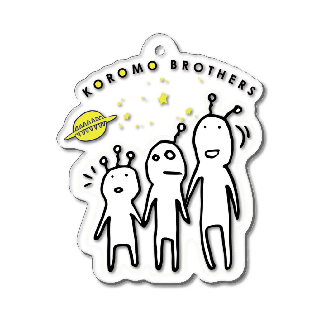 浅草 蛸たこ×ころも兄弟のKOROMO BROTHERS（フツー） Acrylic Key Chain