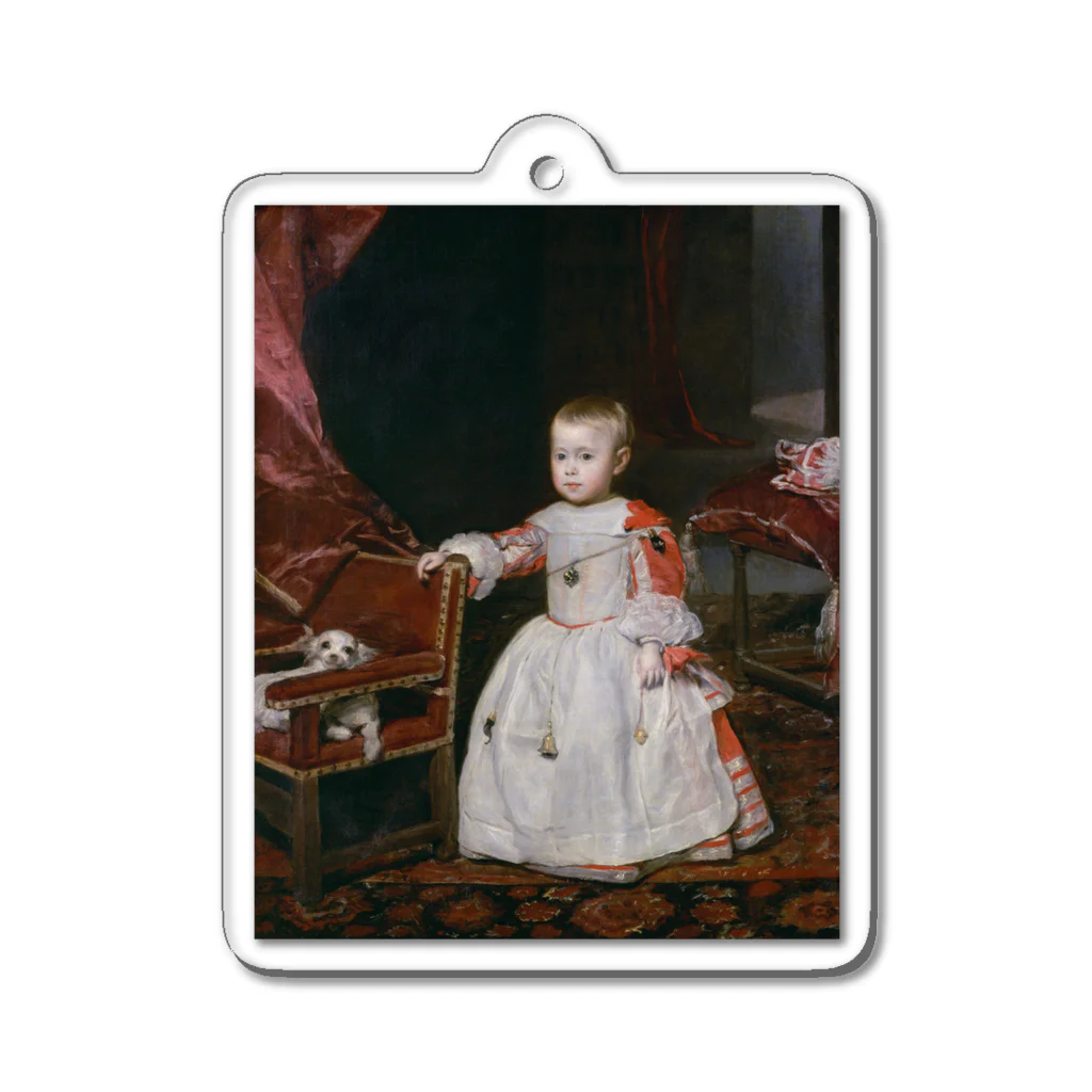 世界美術商店の皇太子フェリペ・プロスぺロの肖像 / Portrait of Prince Philip Prospero Acrylic Key Chain