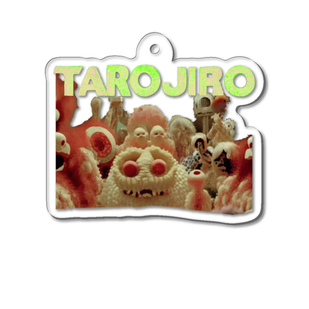 🍩tarojiro(たろじろ) shop🍩のCOLORFUL POPCORN MONSTERS by AI Acrylic Key Chain