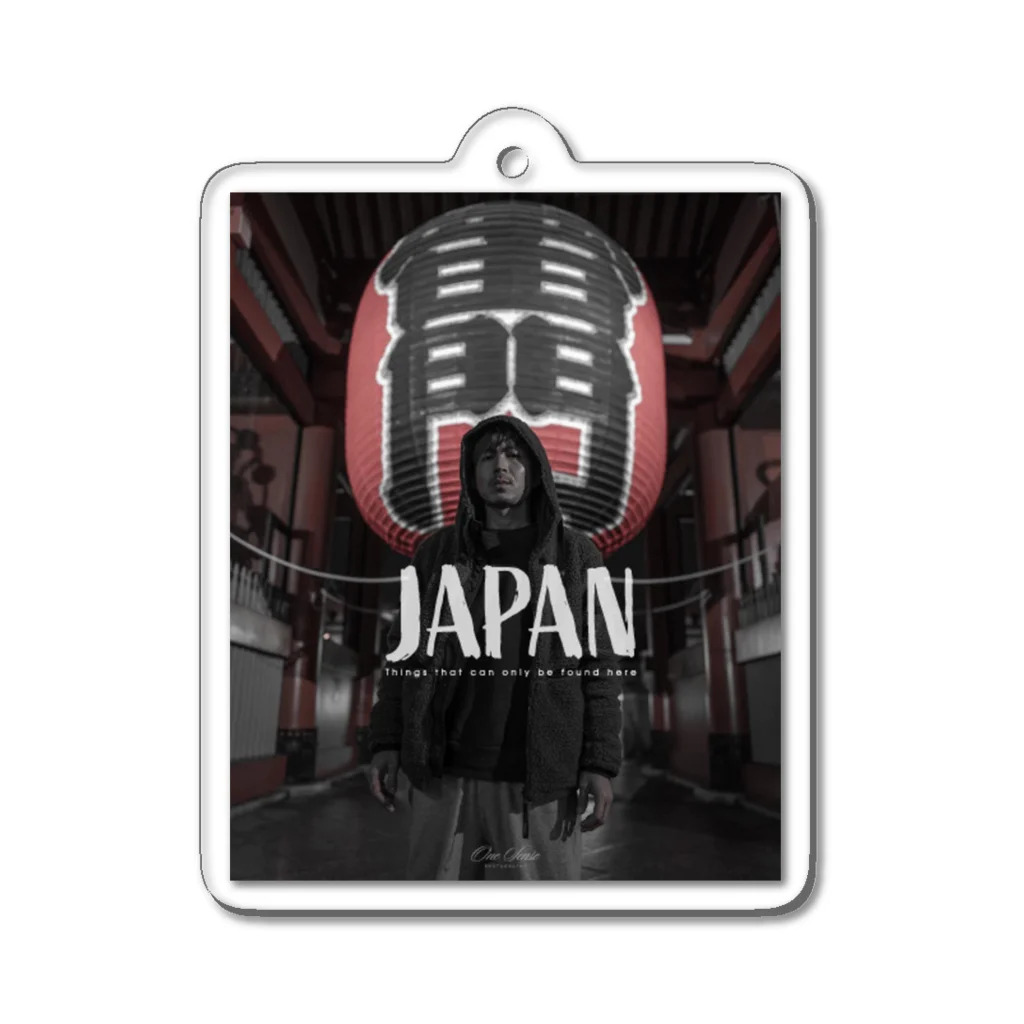 まちゃのキャンプ飯部のまちゃキャンプ飯部のロゴアイテムです Acrylic Key Chain