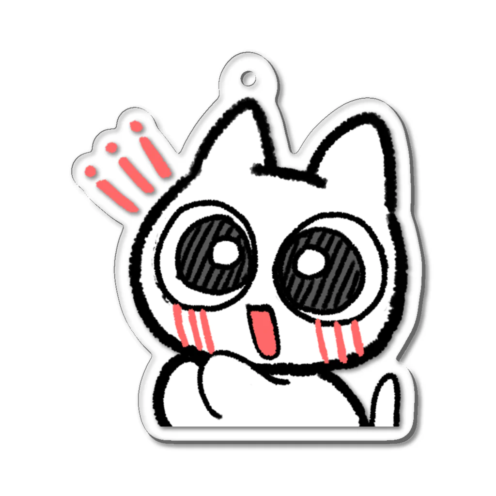 - 月に猫 -のえらい！猫月グッズ Acrylic Key Chain