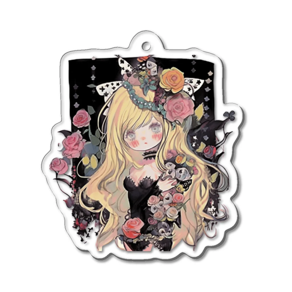 天道虫の花冠姫 Acrylic Key Chain