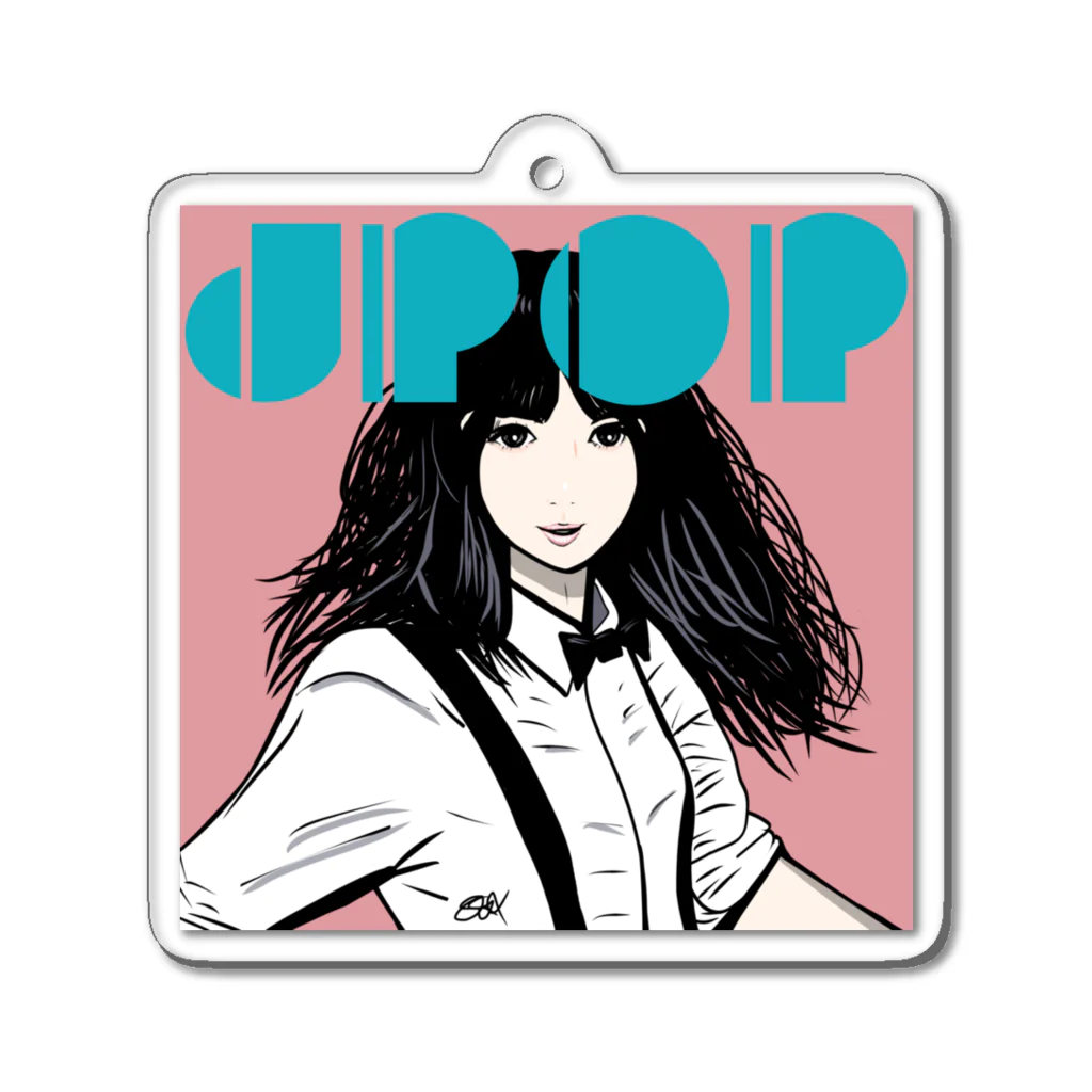 Posagodardy  ポサゴダルディのJPOP GIRL Acrylic Key Chain