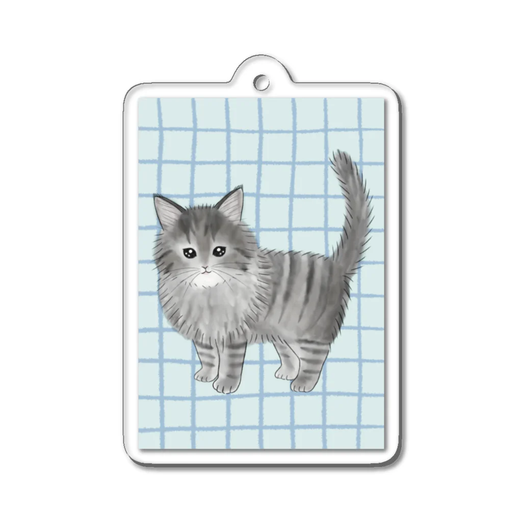 soraのノルウェージャンフォレストキャットのノエル Acrylic Key Chain