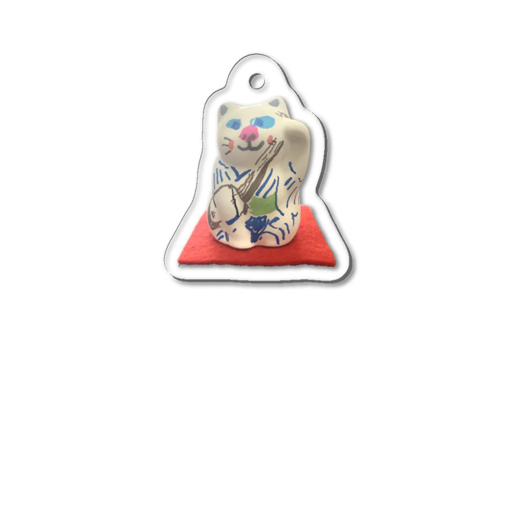 【公式】志ん輔と仲間たちの志ん輔特製「猫忠」 Acrylic Key Chain