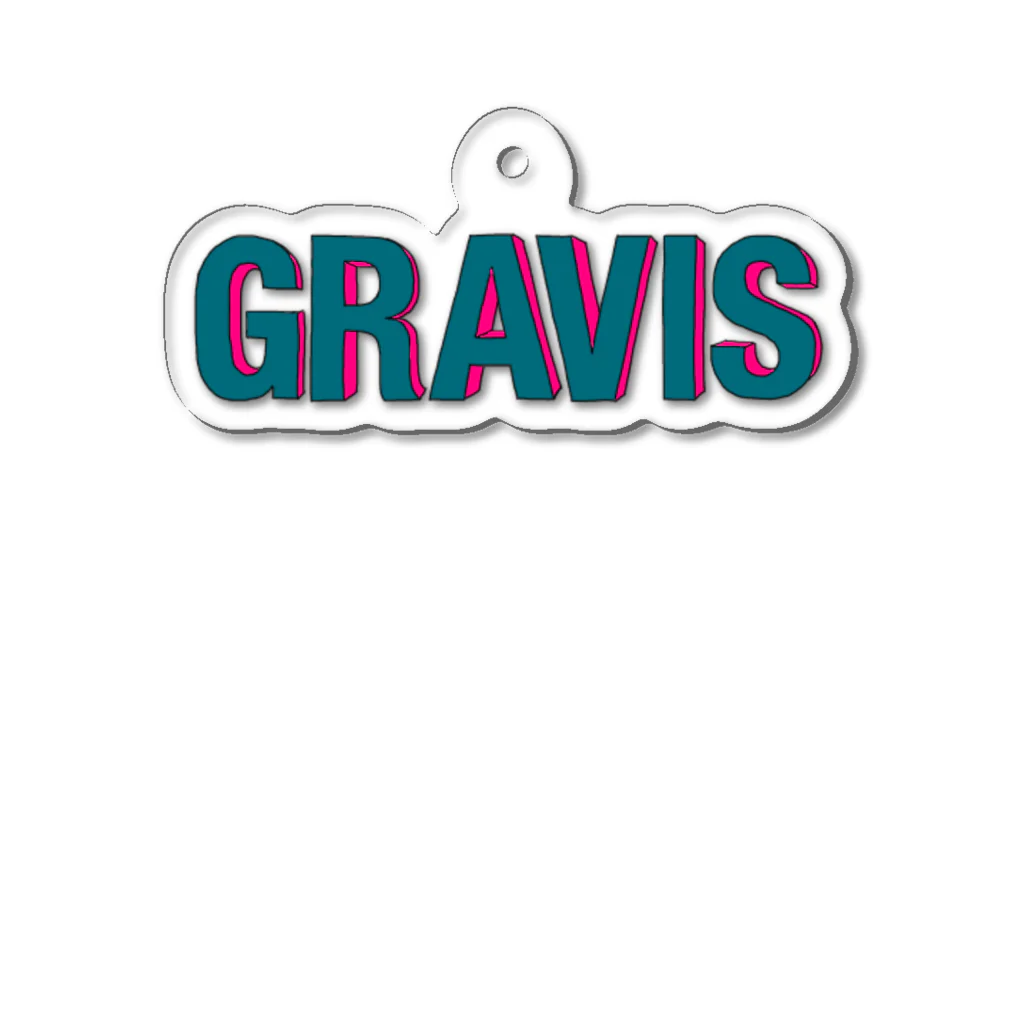 GRAVISのGRAVIS アクリルキーホルダー