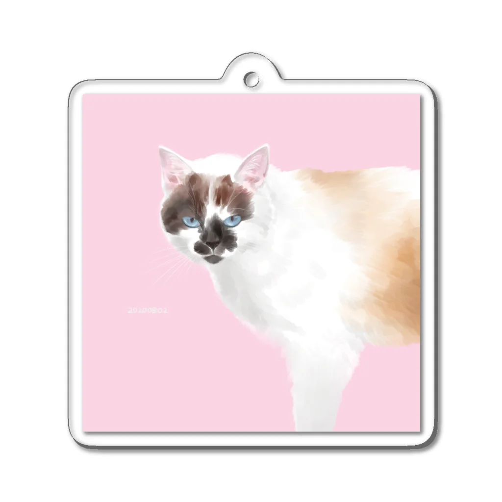 うちねこショップ【うちねこちゃん】の【うちねこちゃん】ちびみった Acrylic Key Chain