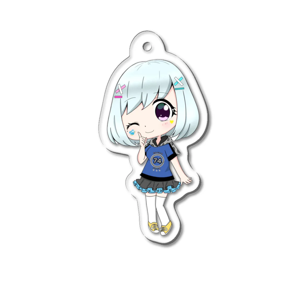 HANATSU-official-shopの心愛そら　アクキーA Acrylic Key Chain