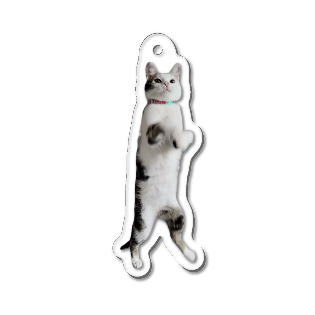 にゃんこの執事のとことこラテ Acrylic Key Chain