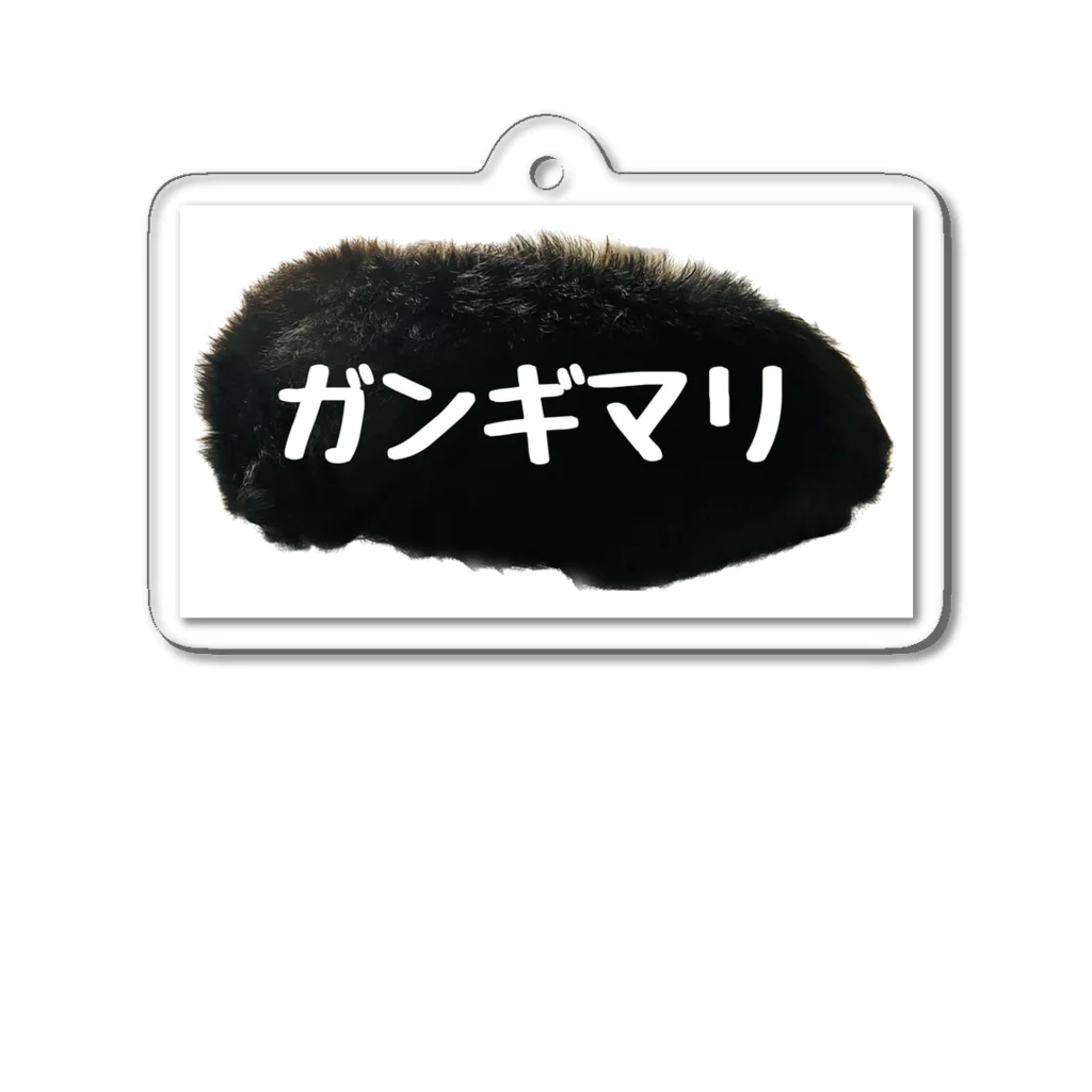 あなぐらのあなぐま会長の背中【ガンギマリ】 Acrylic Key Chain