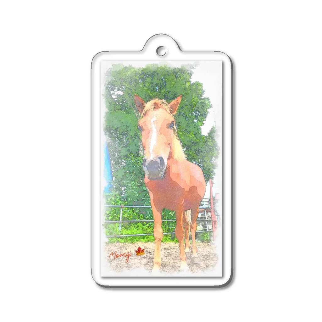 小さなお馬さんのお店のポニーのもみじさん Acrylic Key Chain