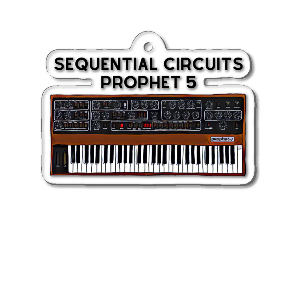 Vintage Synthesizers | aaaaakiiiiiのSequential Circuits Prophet 5 Vintage Synthesizer アクリルキーホルダー