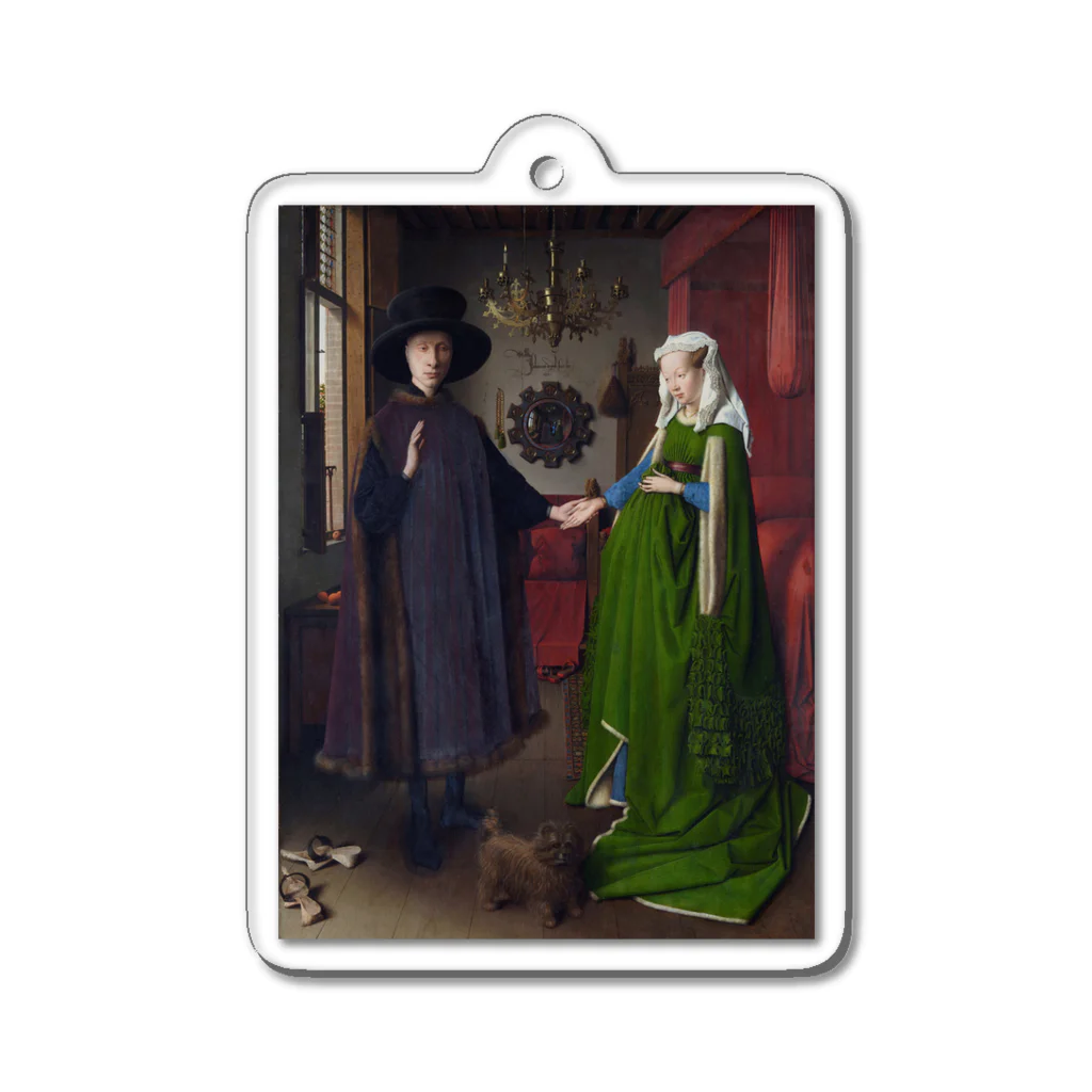 世界美術商店のアルノルフィーニ夫妻像 / The Arnolfini Portrait アクリルキーホルダー