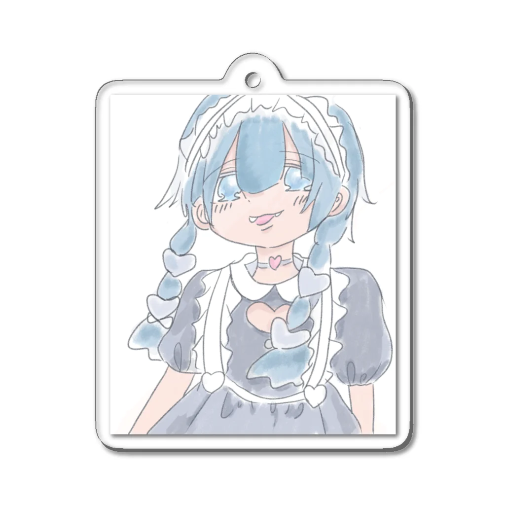 sinamotanのメイドの雅ちゃん Acrylic Key Chain