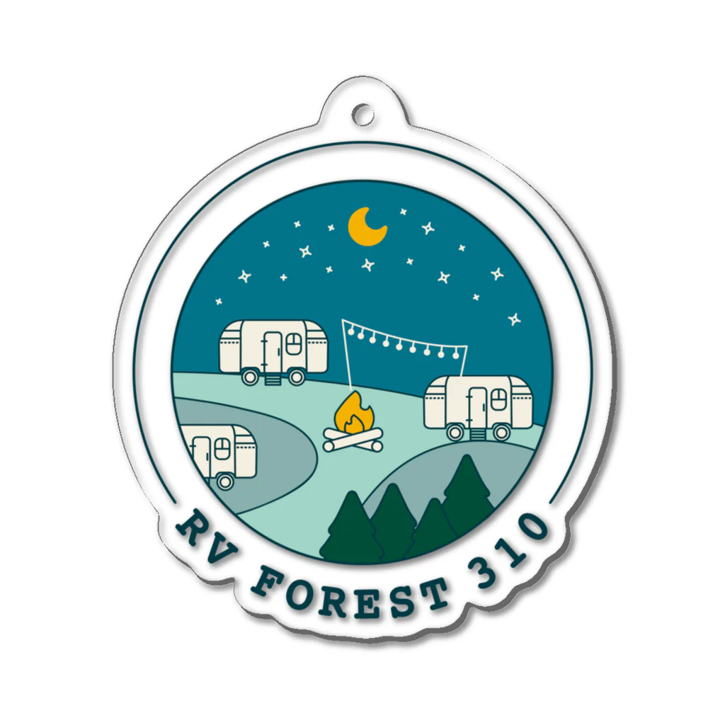 treasuretradingのRV FOREST 310 -1 Acrylic Key Chain