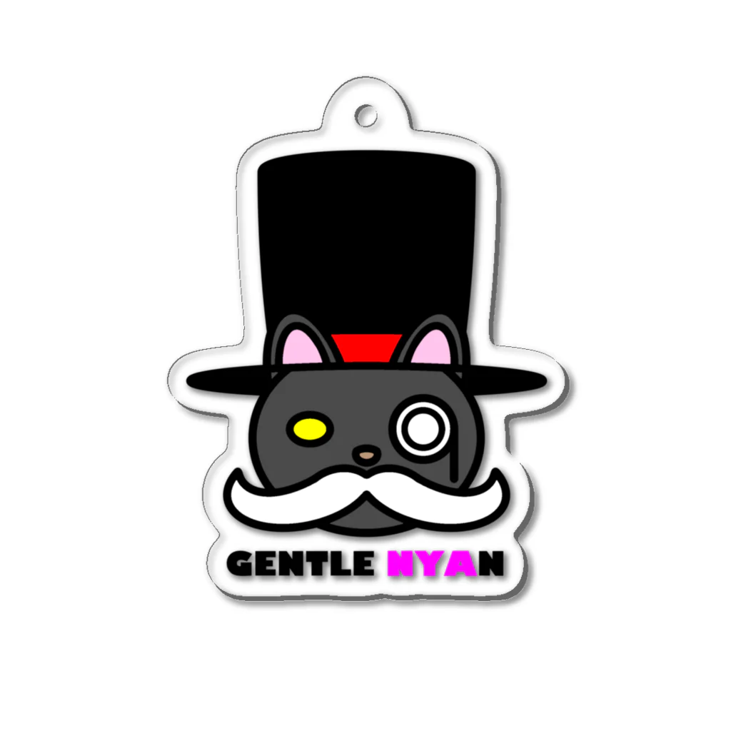 T-sukeのジェントルニャン／GENTLE NYAN Acrylic Key Chain