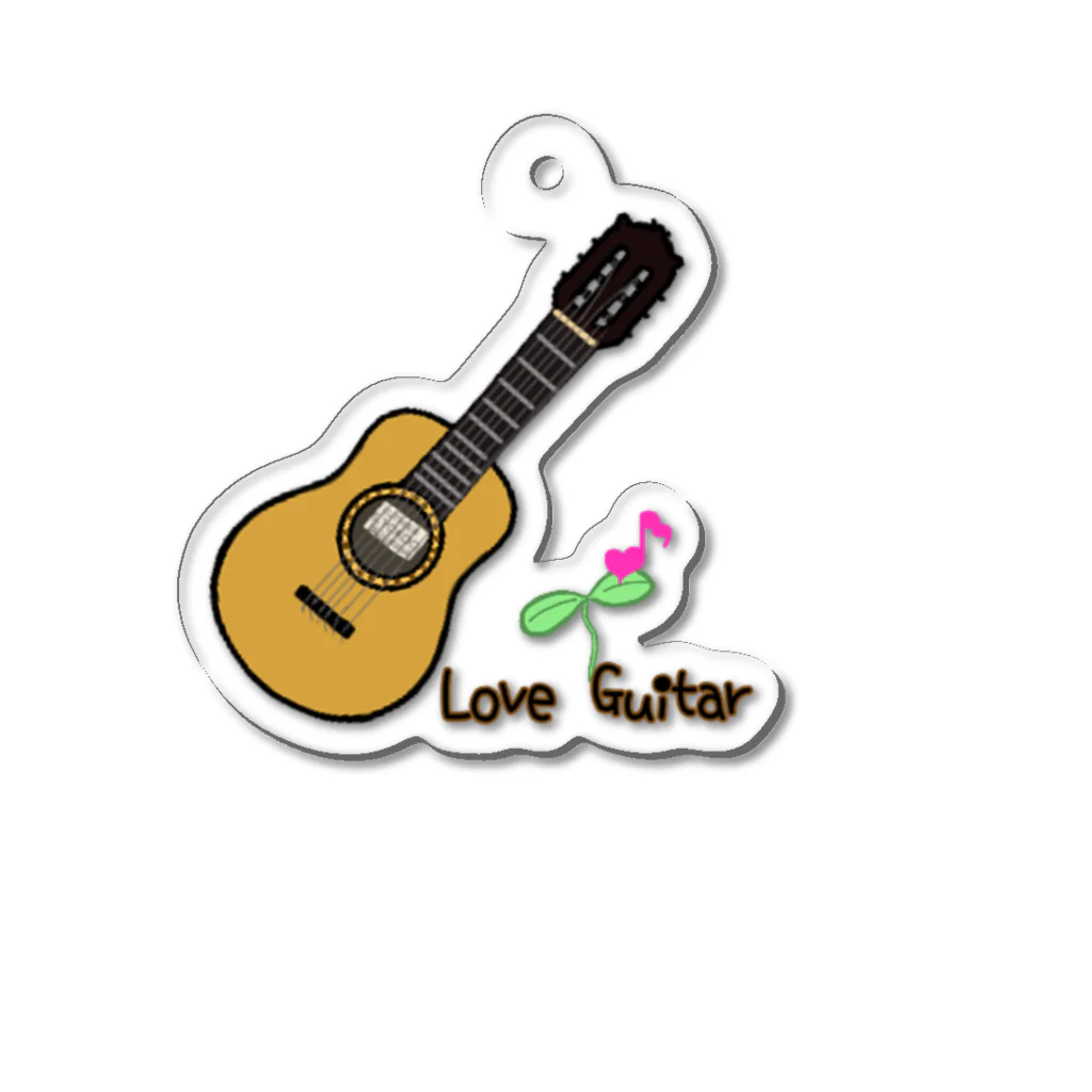 HiRoMi...のLove Guitar 🎵 Acrylic Key Chain