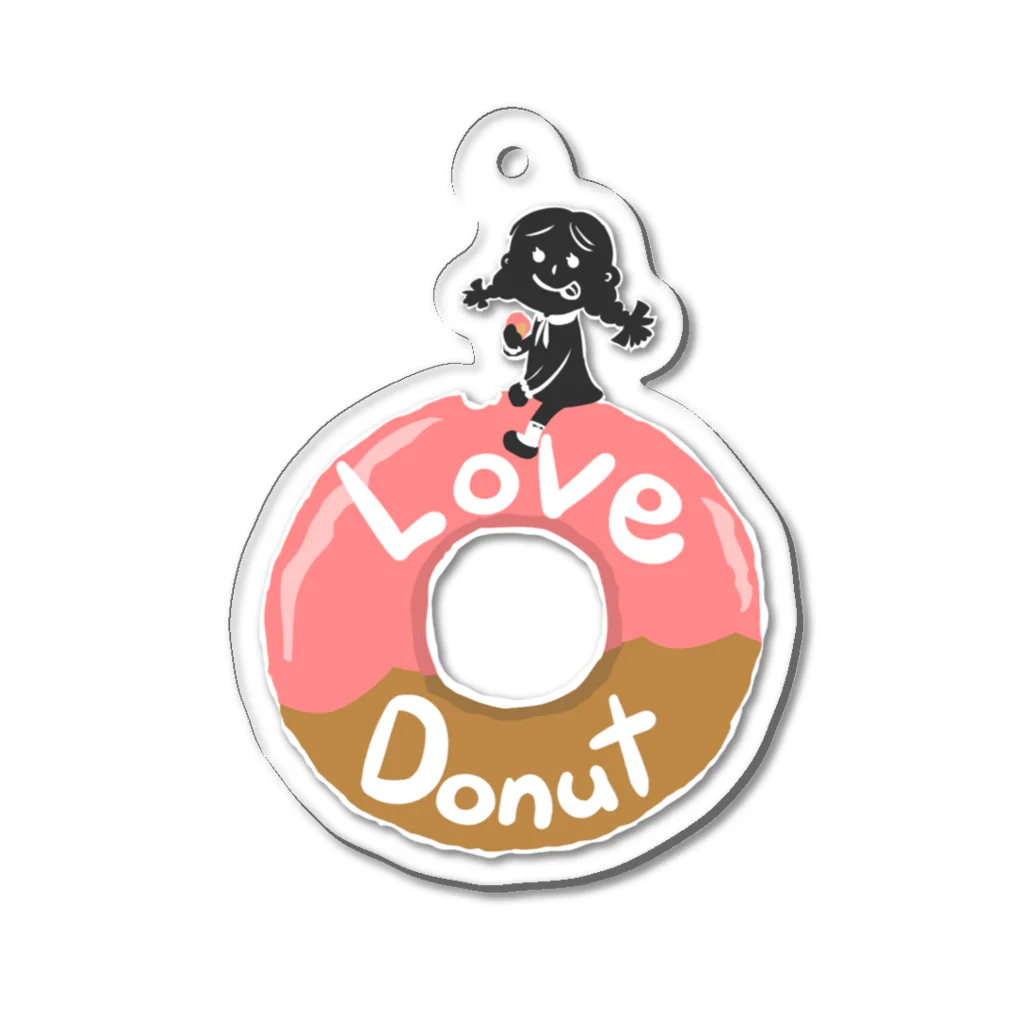 あぺとぺのLove Donut(雑貨) アクリルキーホルダー