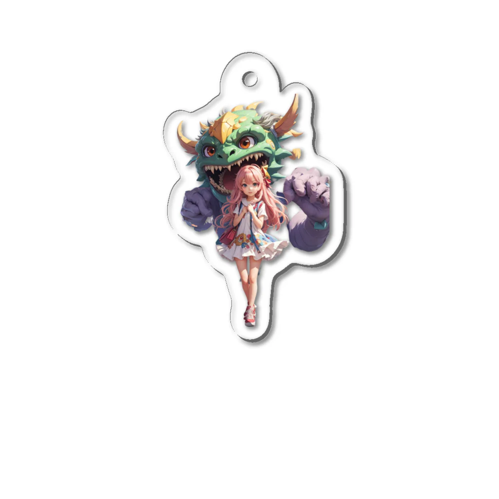 XYZ Originalの リリー（LiLi） Acrylic Key Chain