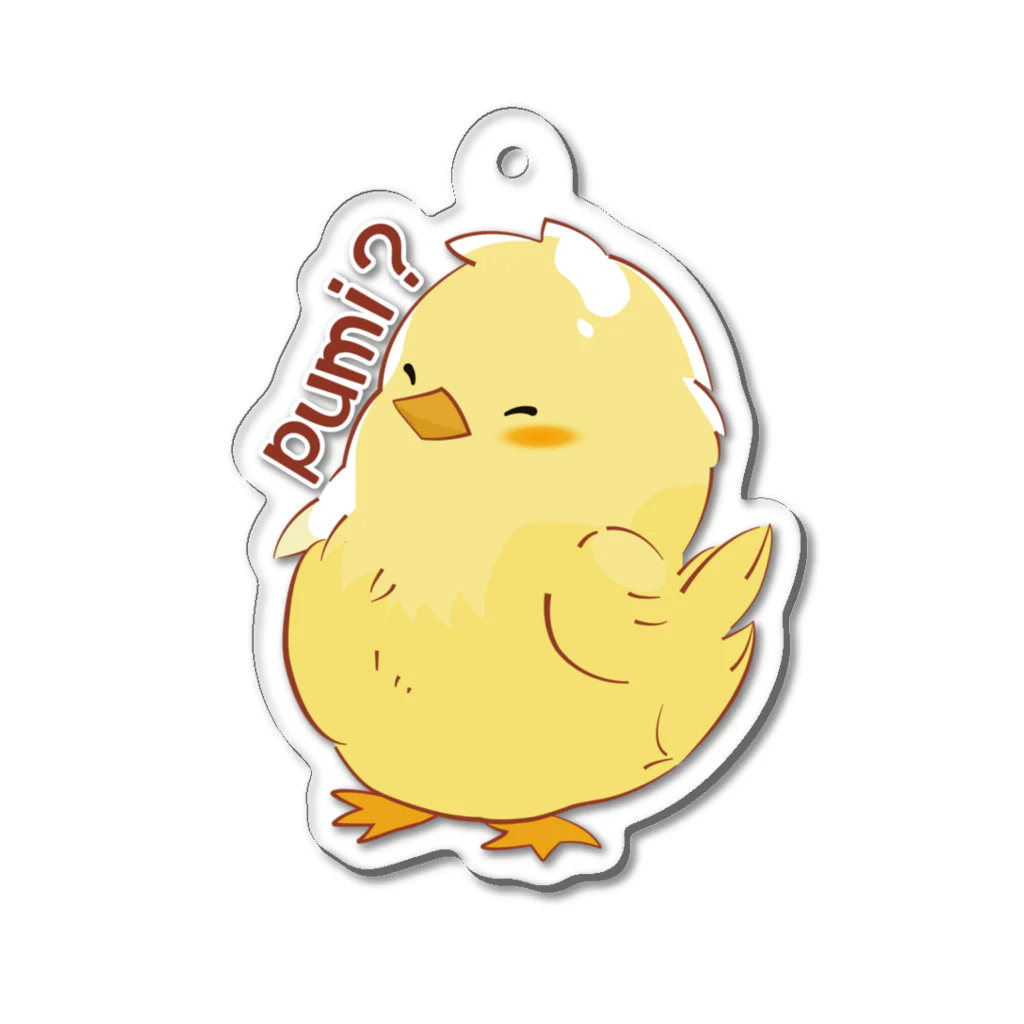 テイルのキャラショップのぷみーのpumi Acrylic Key Chain