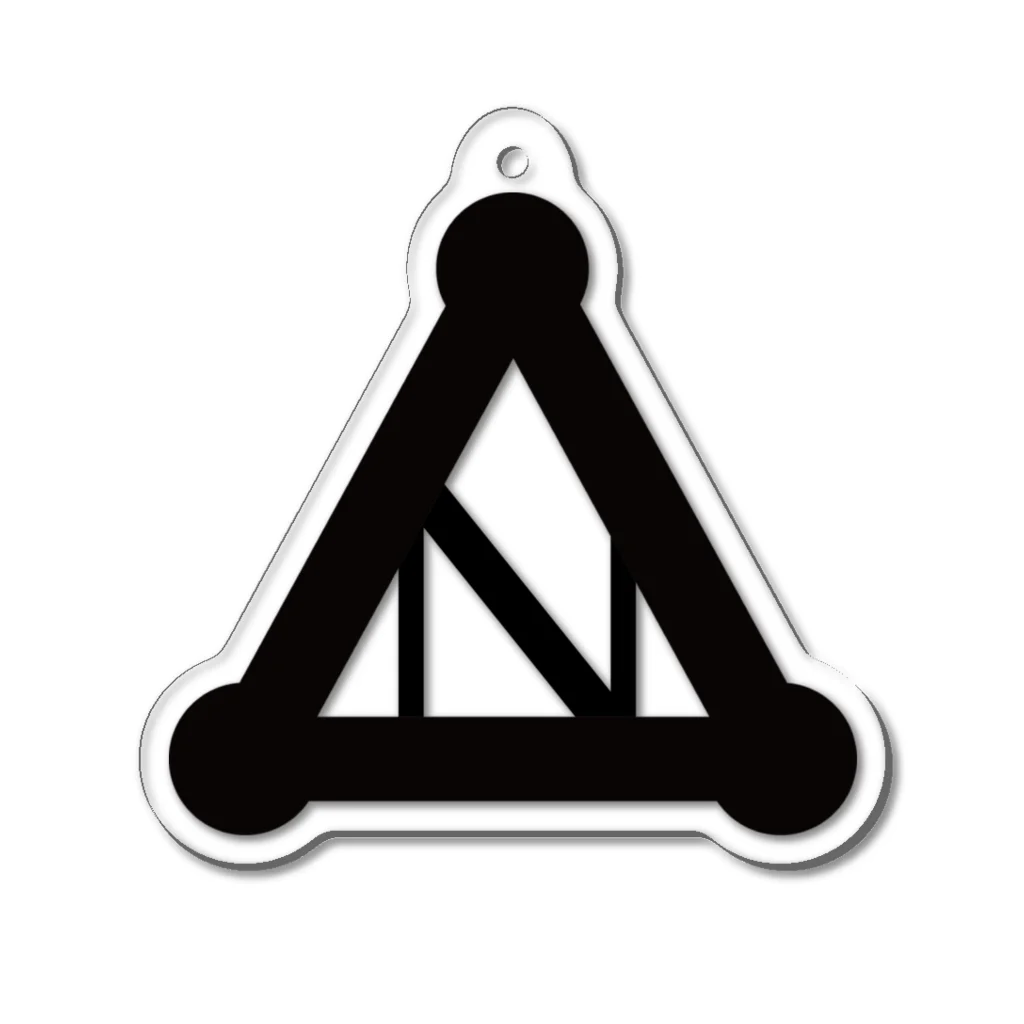 Lee Un Leeの線美ロゴアイコン Acrylic Key Chain