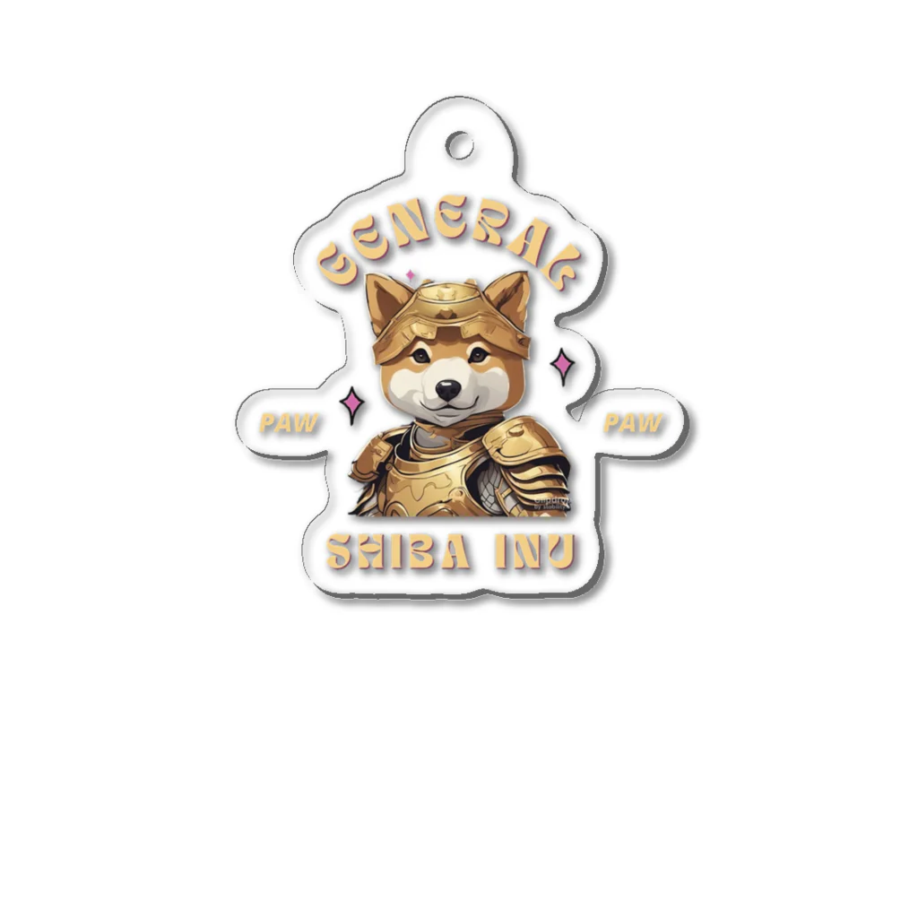 Shiba-Inu StudioのGeneral Shiba-Inu Acrylic Key Chain