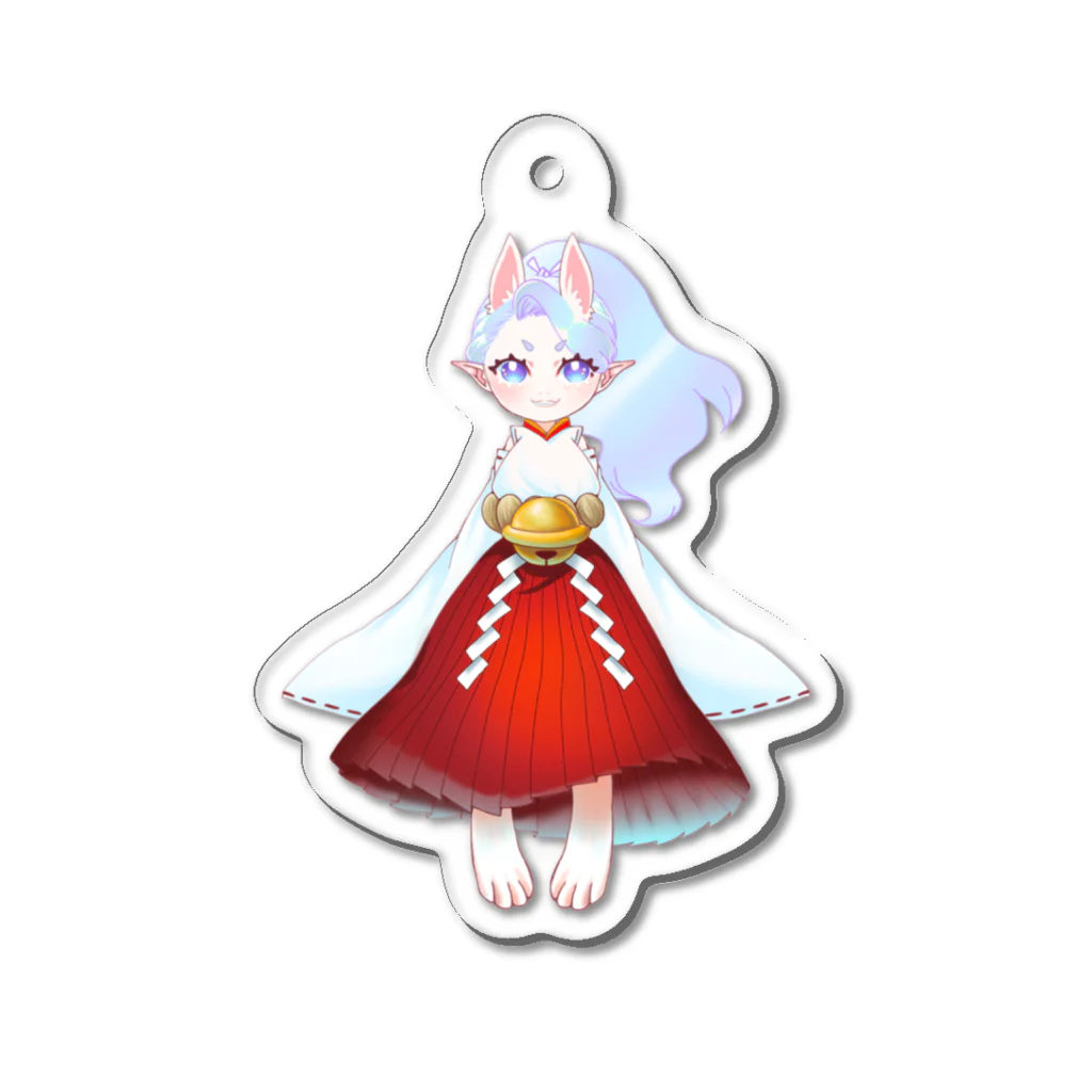 虹狐ちゃんのお店のにじげん尼崎公式キャラクター　天音虹狐　配信Ver Acrylic Key Chain