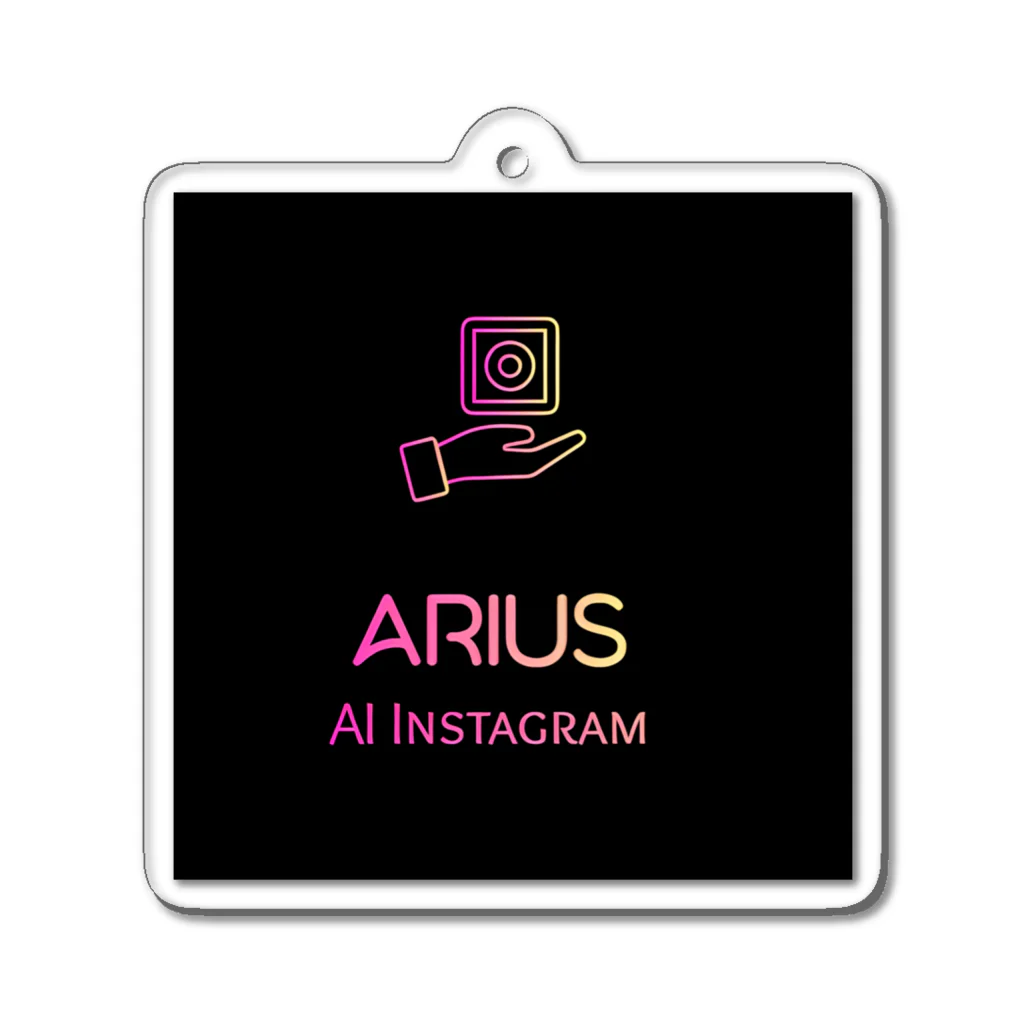 Arius-AIartのAriusAI-公式キーホルダー Acrylic Key Chain