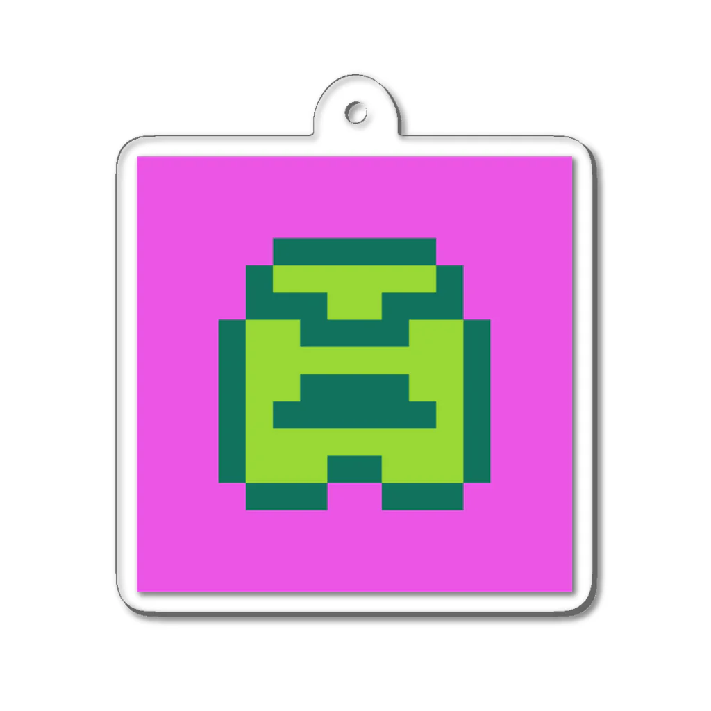 ᵗᵒˡᵘのPixelglyph #07396 アクリルキーホルダー