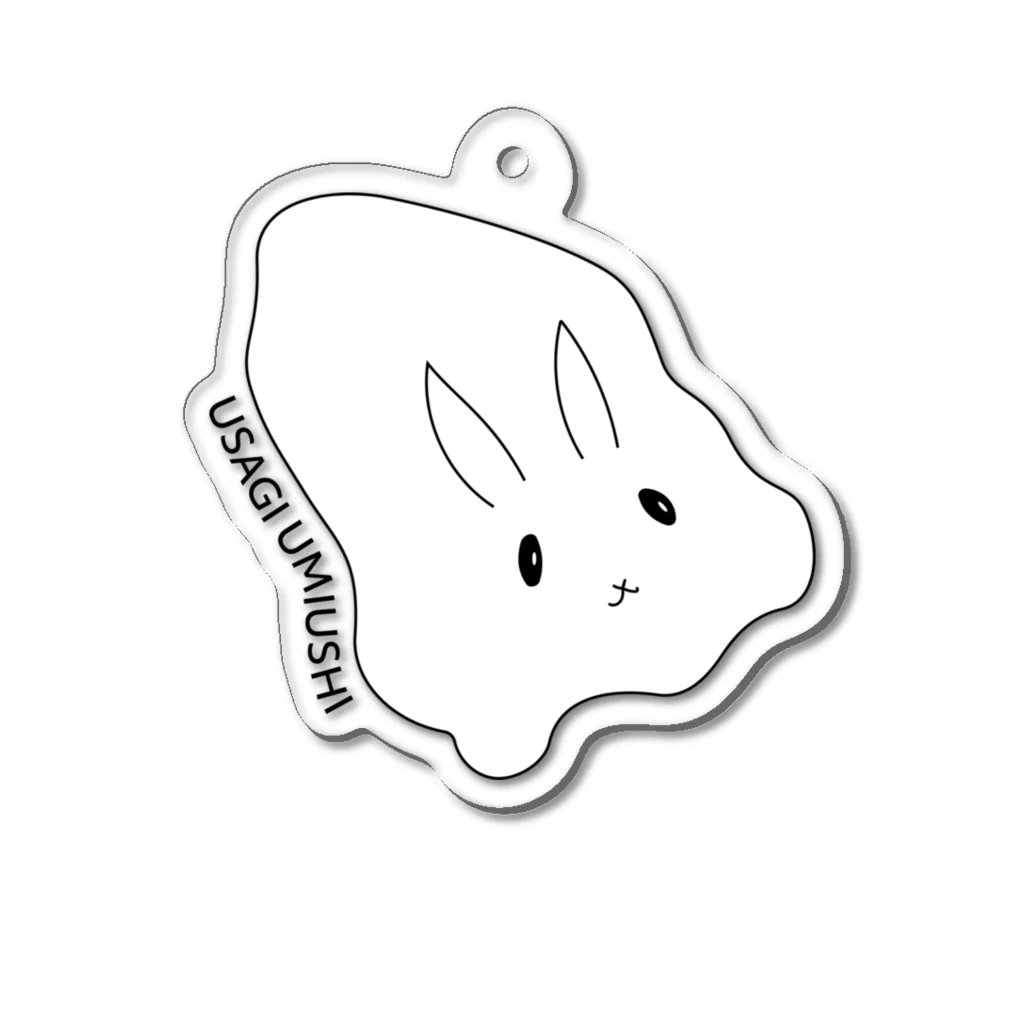 USAGI DESIGN -emi-のうさぎウミウシ Acrylic Key Chain