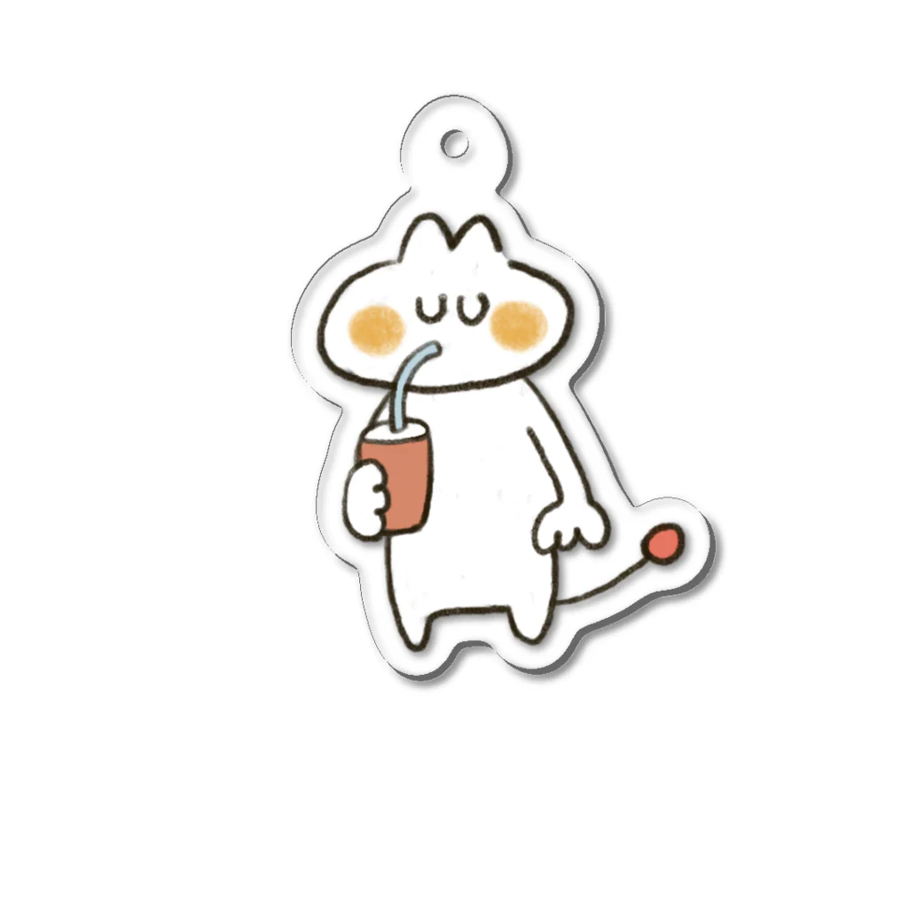 Aimaricoのねこぺぺジュース🥤 アクリルキーホルダー