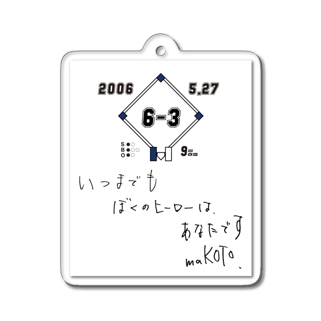 ×××チョットマエの2006_0527_9回裏K.K_2 Acrylic Key Chain