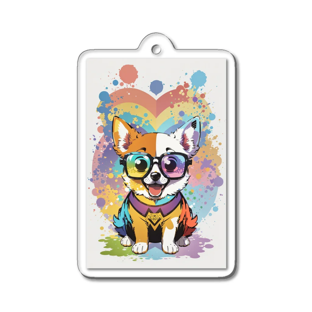 ka-washopのIT犬のちゃきシリーズ Acrylic Key Chain