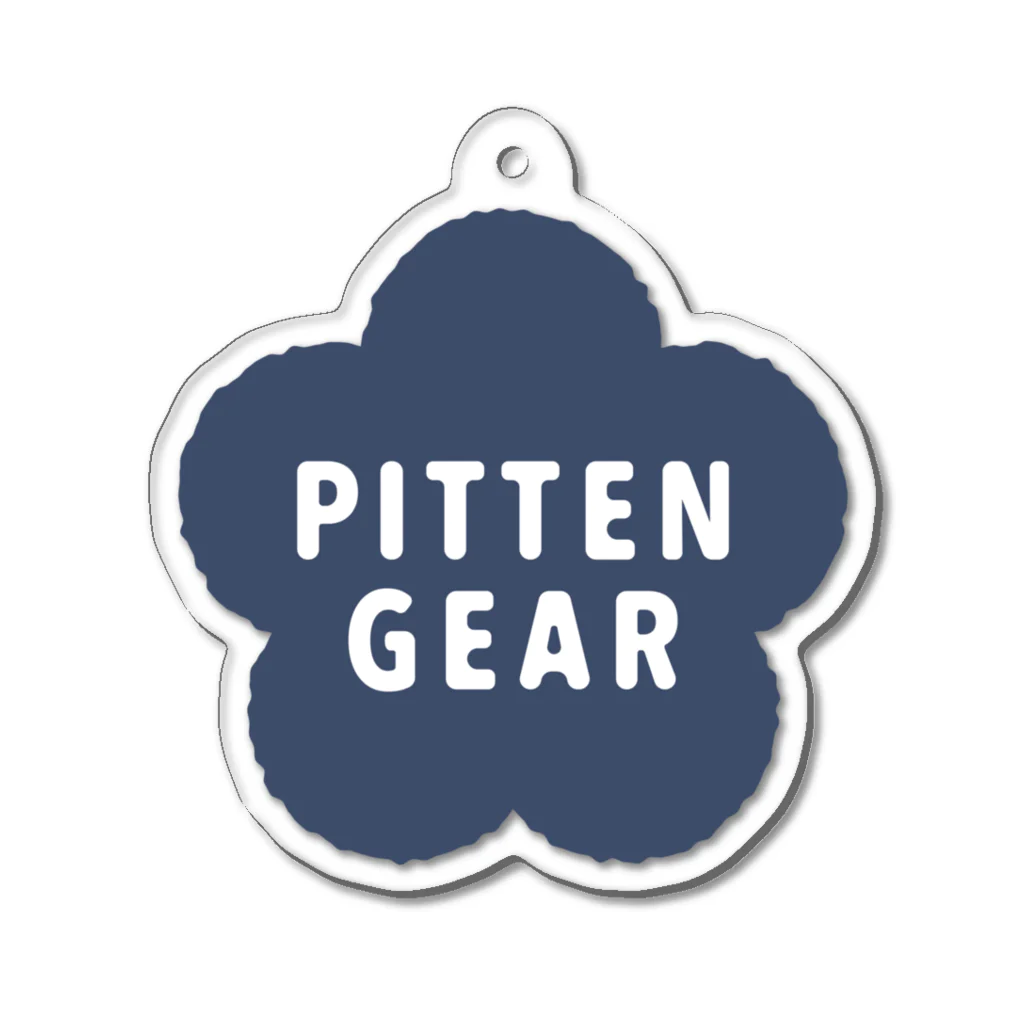 PITTEN PRODUCTSのPITTEN FLOWER #1 アクリルキーホルダー