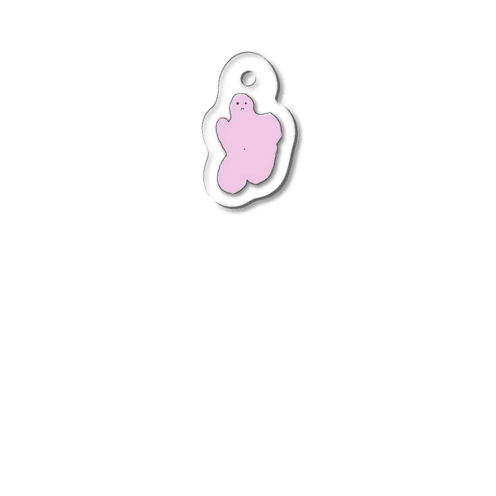 shihokohaのshihokohaくん ピンク Acrylic Key Chain