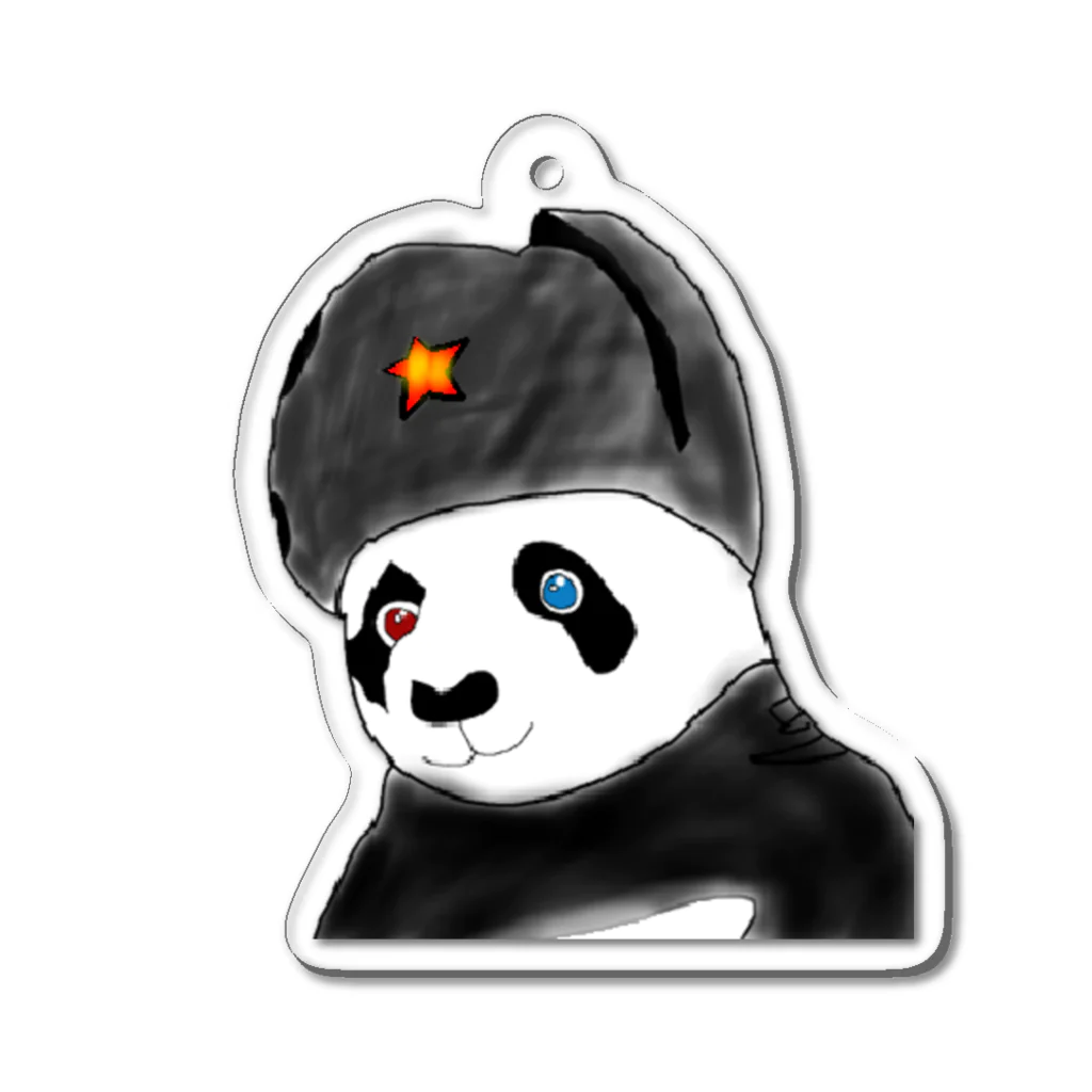 ☭C•ML印刷社｜赤毛龙印刷社☭のJust Panda-kun! Acrylic Key Chain