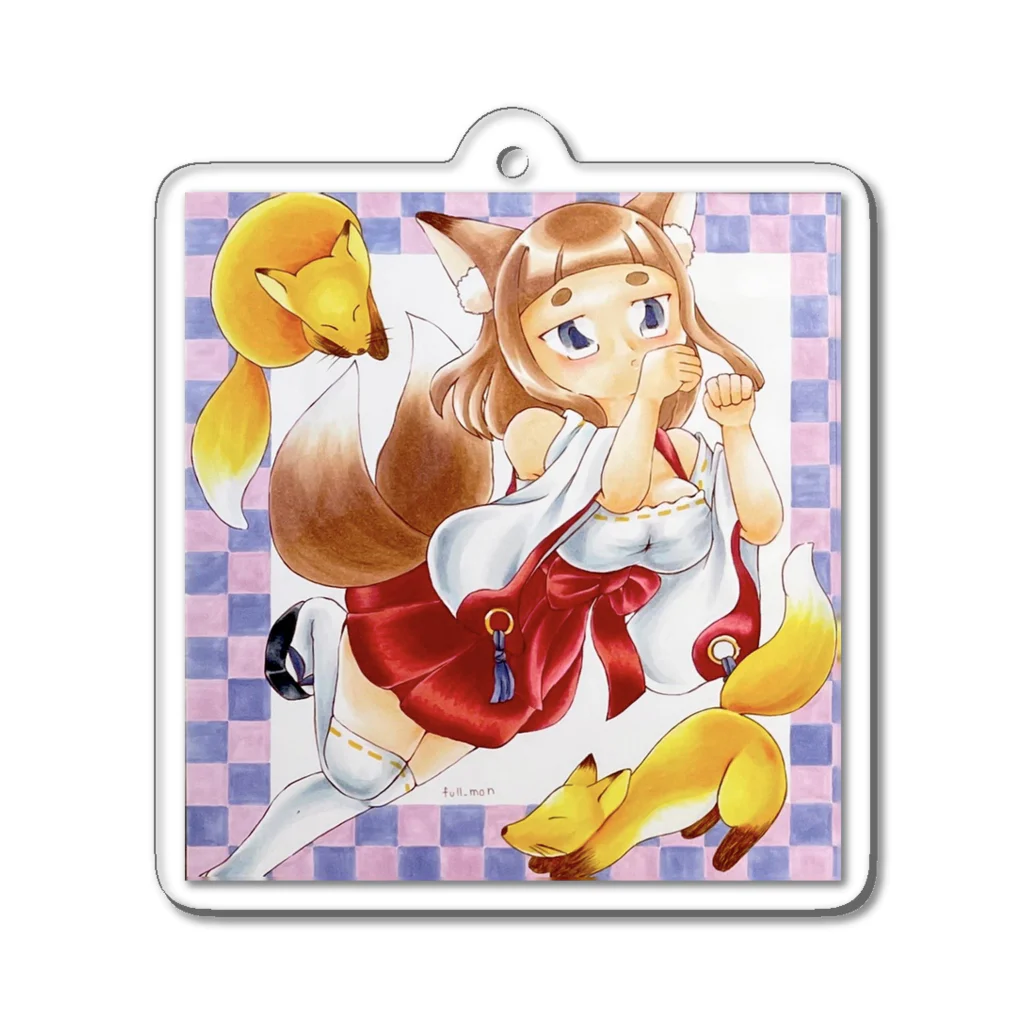 少女病棟25時のこんこんこん Acrylic Key Chain