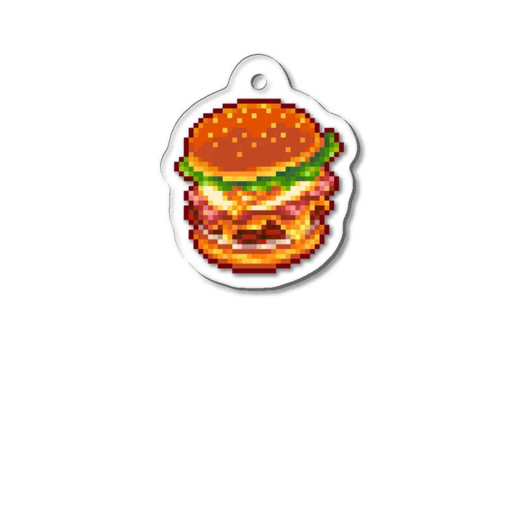 どっと屋のBACON EGG CHEESE BURGER Acrylic Key Chain