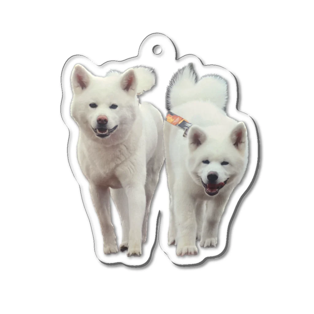 梅子&白岳の梅白コラボ Acrylic Key Chain